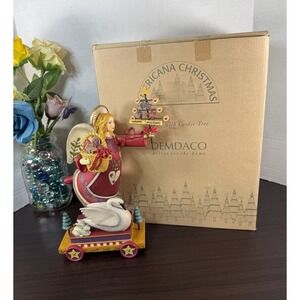 Demdaco Americana Christmas Angel By Kathy‎ Killip Figurine 2001 Happy Holidays!